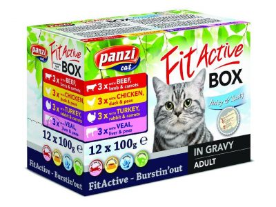 Fit Active Cat Box

Heeft u last van een kieskeurige eter? Wilt u wat afwisseling brengen in uw kats voedingsschema? Dan is de Fit Active Cat Box de ideale oplossing!  

Dankzij de 12 zakjes met 4 verschillende smaken kan u eenvoudig elke maaltijd afwisselen.