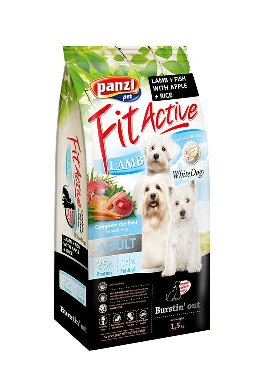 Fit Active White Dogs - 1,5kg