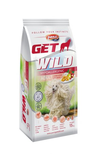 Get wild Hypoallergenic lamb 15kg Hypoallergeen hondenvoer
