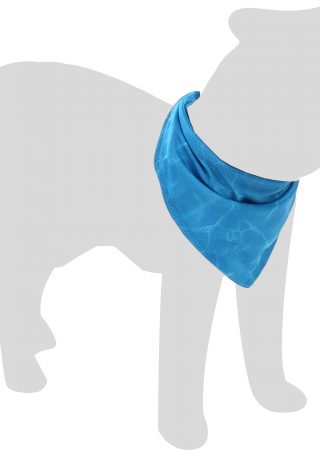 Deze koelbandana is perfect voor jouw hond op warme dagen! Gemaakt van ademend polyester en waterabsorberend. Gewoon nat maken voor gebruik en je hond blijft lekker koel
