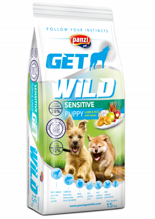 Puppy brokken voor middelgrote tot grote rassen op basis van een lam & rijst formule. Extra vitaminen en minerale voor een gezonde ontwikkeling en groei.