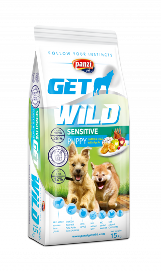 Puppy brokken voor middelgrote tot grote rassen op basis van een lam & rijst formule. Extra vitaminen en minerale voor een gezonde ontwikkeling en groei.