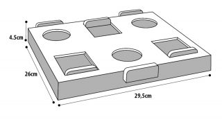 Daag je hond mentaal uit met dit Diana denkspel uit MDF, voorzien van een antislip bodem. Voeg je hond zijn favoriete snack toe voor maximaal speelplezier!