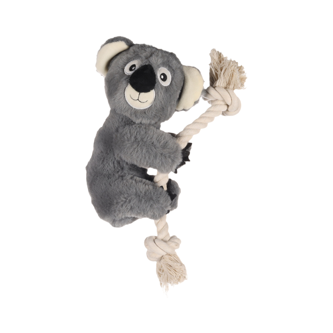 De Speelgoed Hangta Koala is perfect voor jouw hond! Gemaakt van zacht pluche en met een squeaker voor extra speelplezier. Hang hem op en laat je huisdier lekker spelen en knuffelen. Materiaal: pluche Met squeaker voor extra speelplezier