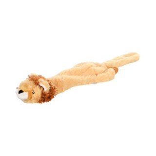 Hondenspeelgoed gemaakt van zachte pluche en met een squeaker voor extra speelplezier. Geen vulling, dus geen rommel! Lekker groot: 58cm.