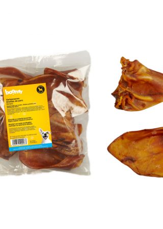 Varkensoren zijn een natuurlijke, eiwitrijke kauwsnack voor honden. En een uitstekende energiebron en zijn onweerstaanbaar dankzij hun hoge vetgehalte.