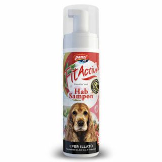 Een frisse, schone vacht zonder water te gebruiken! De Panzi Pet droogshampoo met aardbeiengeur is ideaal voor honden die niet van water houden.