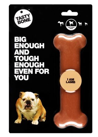 De Tastybone is gemaakt van 100% zuiver nylon en natuurlijke aroma's. Een extreem hard bot geschikt voor uren kauwplezier!