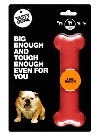 De Tastybone is gemaakt van 100% zuiver nylon en natuurlijke aroma's. Een extreem hard bot geschikt voor uren kauwplezier!