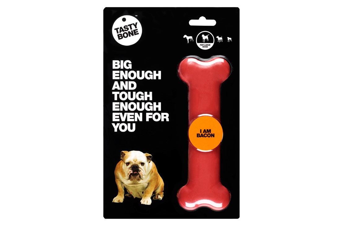 De Tastybone is gemaakt van 100% zuiver nylon en natuurlijke aroma's. Een extreem hard bot geschikt voor uren kauwplezier!
