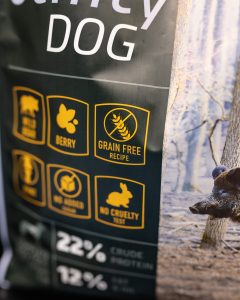 Visuele icoon voor graan vrije dierenvoeding