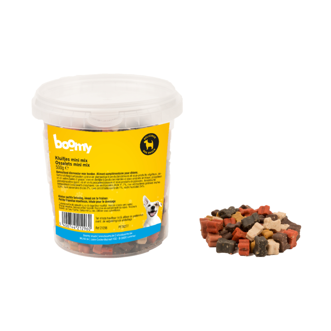 Deze heerlijke kleine kluifjes zijn speciaal voor pups of honden van kleine rassen. Door hun lengte van 1,2cm en zachte structuur, de ideale traktatie!