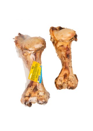 Het dinobot is een imposant, natuurlijk runderbot van ong 30cm en 1,2kg zwaar. Een robuuste snack voor middelgrote tot grote hondenrassen.