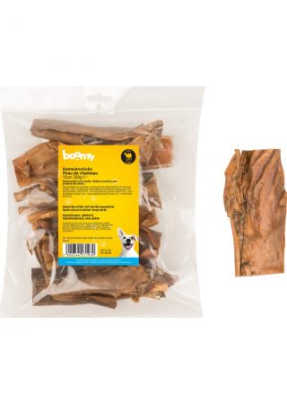 De kamelenhuid van sticks van 15cm zijn extreem harde kauwsnacks geschikt voor middelgrote tot grote hondenrassen. Verpakt per 350g in hersluitbare zak.
