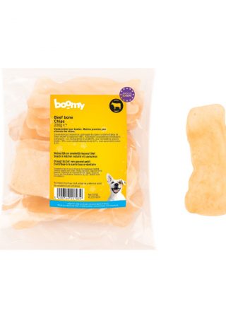 Deze runderchips is gemaakt van europese runderhuid platen van ong 14 x 5cm. Deze harde kauwsnack is geschikt voor alle middelgrote hondenrassen.